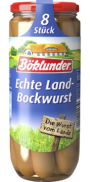 Echte Land-Bockwurst Der herzhafte Würstchen-Klassiker