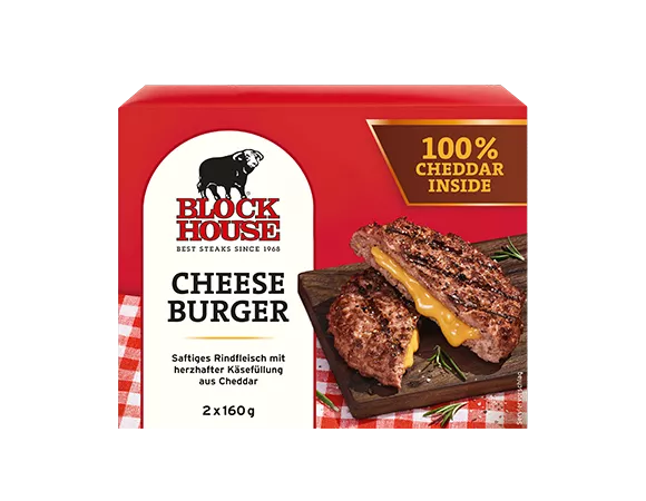 Cheese Burger 2 x 160 g Burger