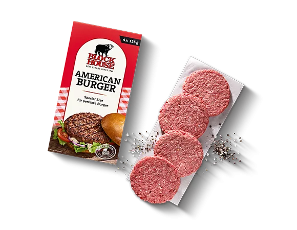 American Burger 4 x 125 g Burger
