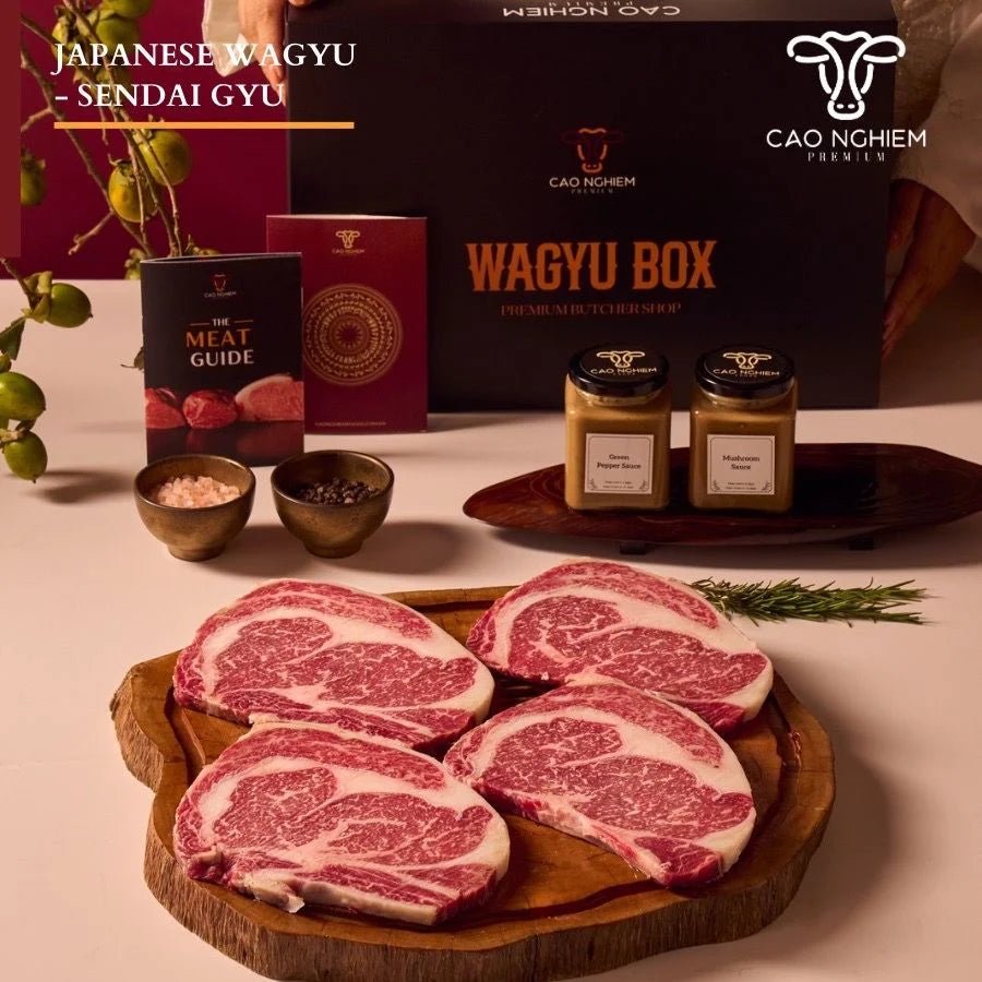 MIYA Gift Box 5 – Premium Japanese Miyazaki Wagyu A4