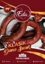 Traditionelle türkische Suçuk-Würste aus Halal-Rindfleisch