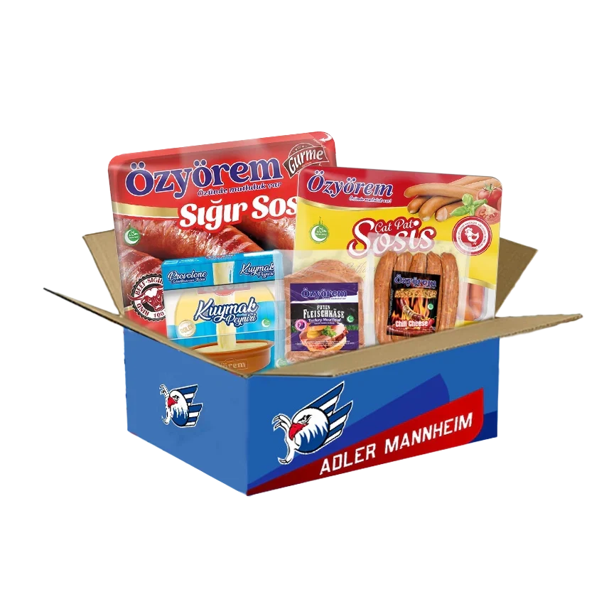 Özyörem Grillwurst Set, 7-piece, is delivered as a complete box.